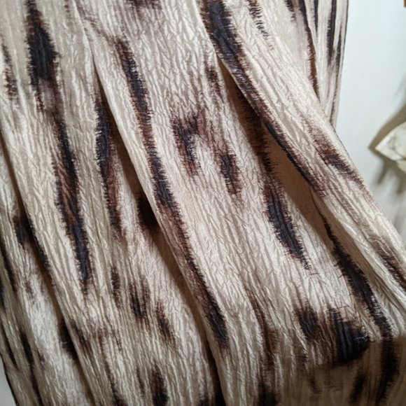 Peggy Jennings Silk Pleated Crinkle Skirt. Size S. - Picture 4 of 12